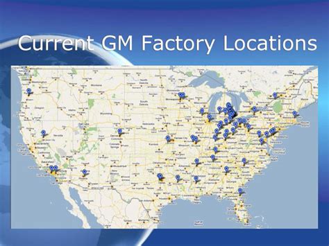 gm plant locations